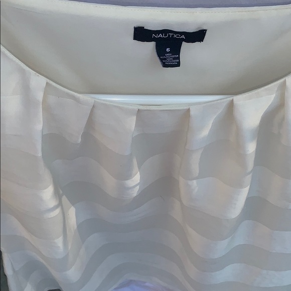 LNWT CREAM COLORED NAUTICA TOP - Picture 3 of 8
